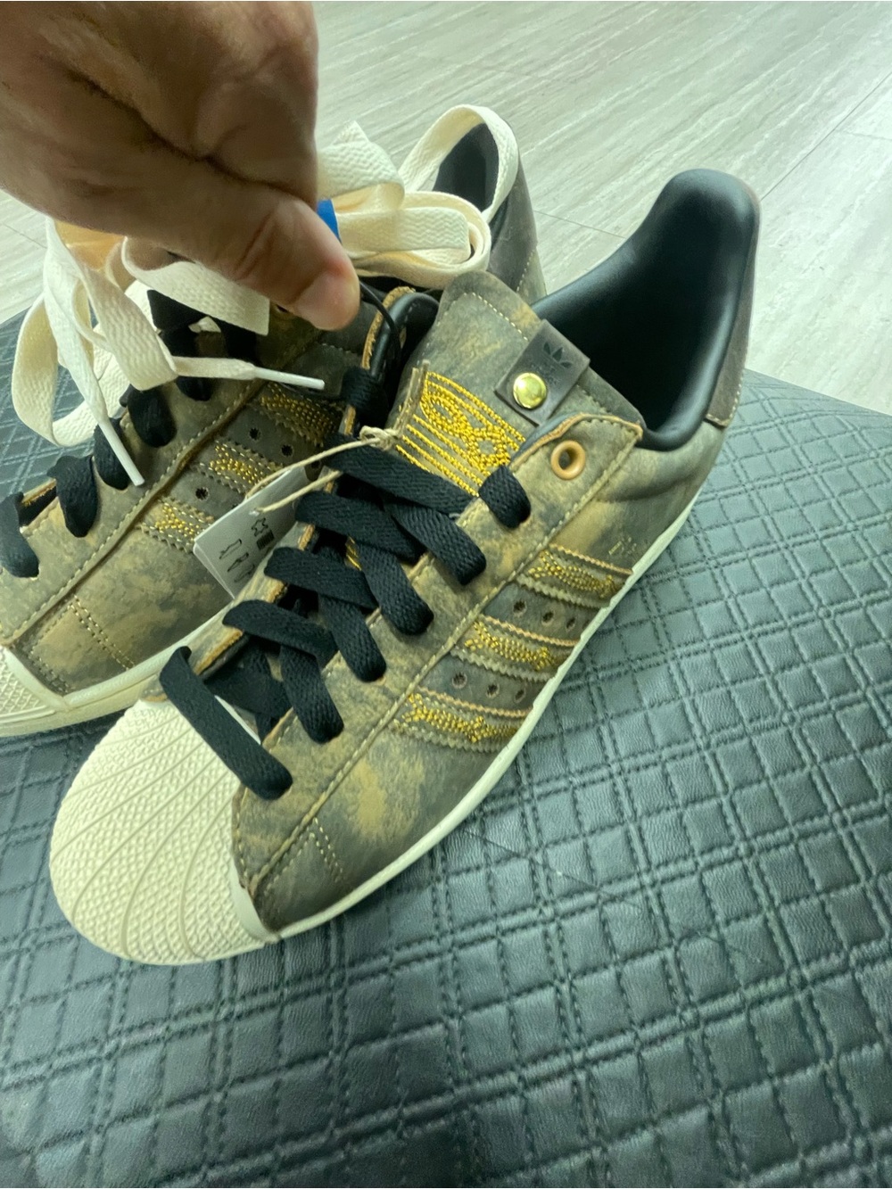Adidas x Brock Purdy Superstar II Brown KI5284 Casual Sneakers Men’s Sz
